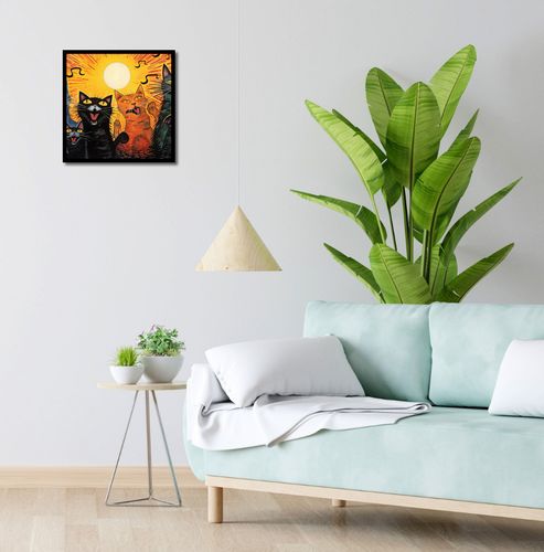 Plakat 40x40cm Kocie Koncertowanie na Arena.pl