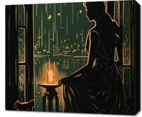 Obraz 70x60cm Nocne Szeptanie