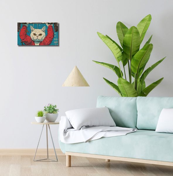 Obraz 40x20cm Mistrz Ciężarów zdjęcie 2