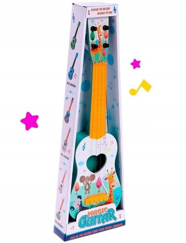 GITARA DLA DZIECI DUŻA 43CM UKULELE GRA INSTRUMENT na Arena.pl