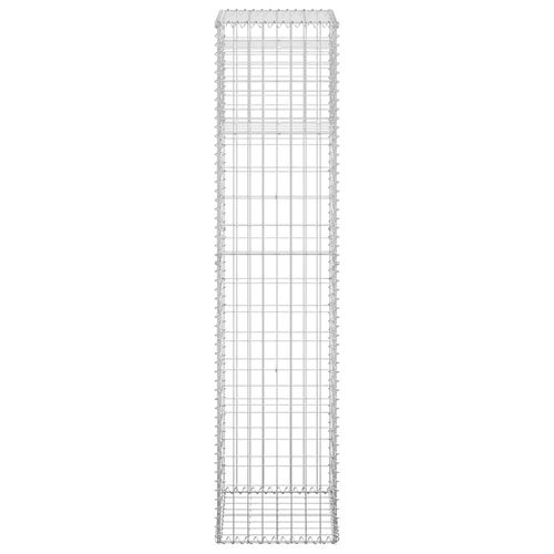 Słupek gabionowy, 40x40x180 cm, żelazo na Arena.pl