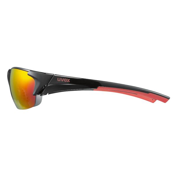 Okulary Uvex Blaze III Black Mat Red zdjęcie 4