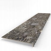 Płytki na schody polerowane z kapinosem 120x30 LASTRIKO grafit antracyt