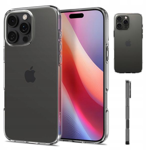Etui Spigen Liquid Crystal do iPhone 16 Pro Crystal Clear zdjęcie 12