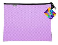 KOPERTA Z SUWAKIEM METALOWYM B4 38X29 CM FIOLETOWA TETIS