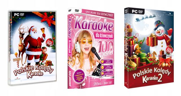 Karaoke Dla Dziewczynek 100 piosenek kolędy 4 DVD