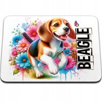 PODKŁADKA POD MYSZKĘ 24 x 20 - PIES PSY PIESEK RASA BEAGLE