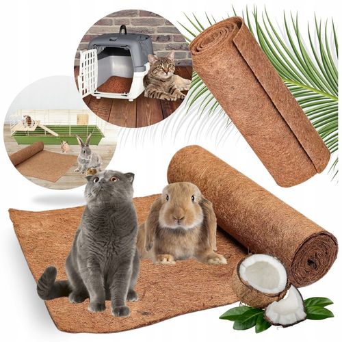 MATA KOKOSOWA LEGOWISKO POSŁANIE DO TRANSPORTERA KLATKA KRÓLIKA KOTA XXL na Arena.pl