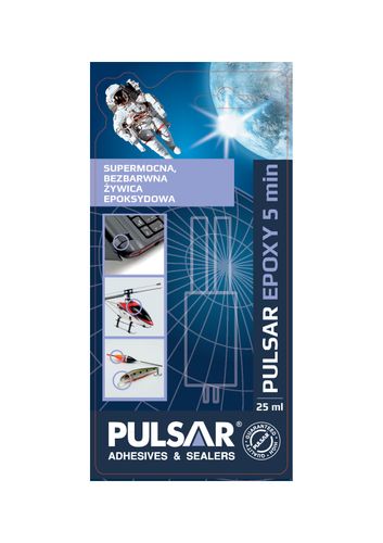KLEJ EPOKSYDOWY DWUSKŁADNIKOWY PULSAR SZYBKOSCHNĄCY 5 MINUT BEZBARWNY 25ml na Arena.pl
