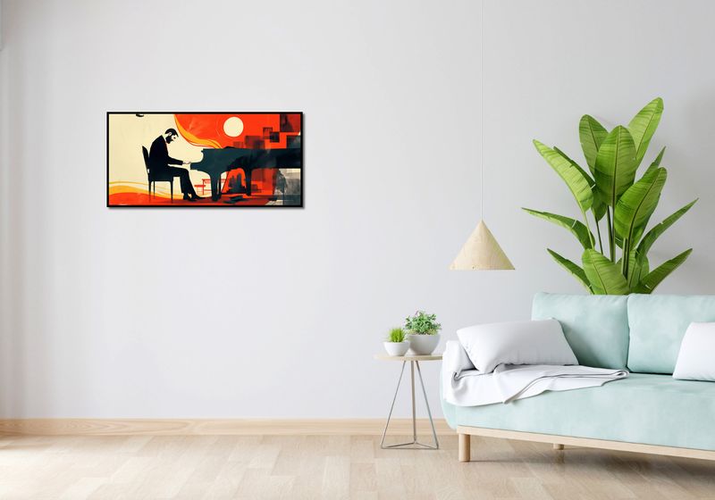 Plakat 91,3x44,5cm Pianista zdjęcie 4
