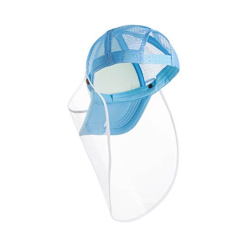 Czapka do przyłbicy do sublimacji - błękitna zdjęcie 3