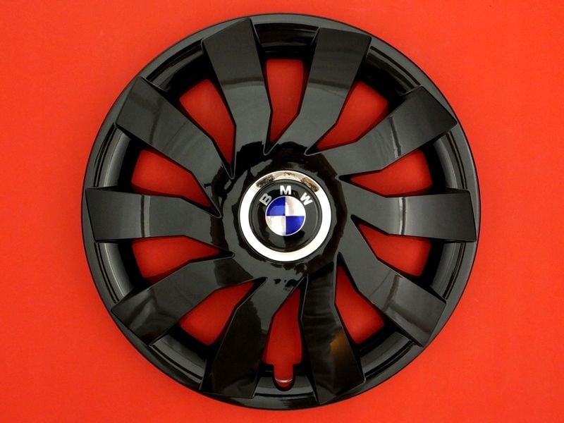 KOŁPAKI 16'' BMW - E46 E90 F30 E39 E60 CZARNE CLC zdjęcie 2