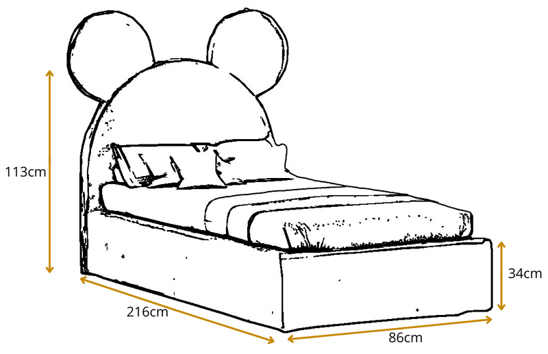 Łóżko Miki to idealne rozwiązanie do pokoju dziecięcego zdjęcie 7