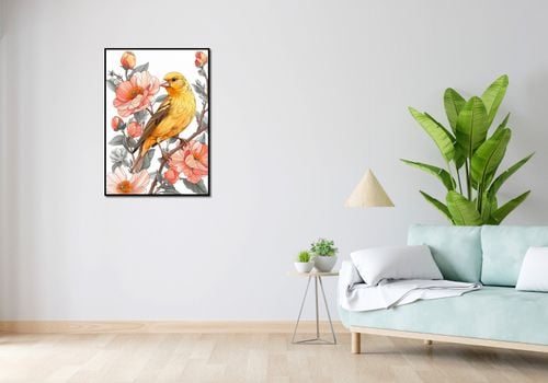 Plakat 64x90cm Wiosenny Śpiewaczek na Arena.pl