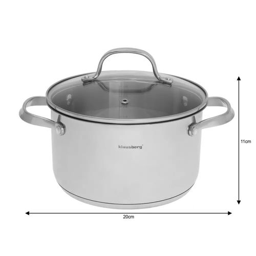 zestaw garnków 9 elem.klausberg kb-7215 stal 18/10 na Arena.pl