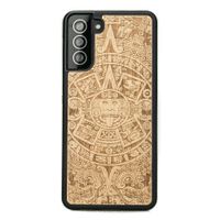 drewniane etui na samsung galaxy s21 kalendarz aztecki aniegre