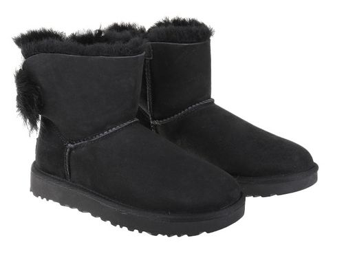 Buty UGG Fluff Bow Mini 1094967-BLK - 38 na Arena.pl
