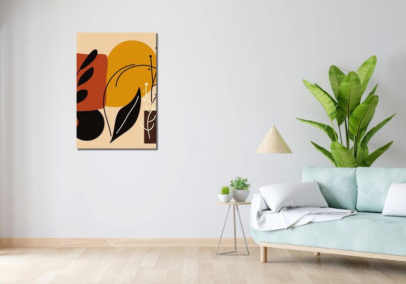 Obraz 60x90cm Ciepłe Kontury zdjęcie 2