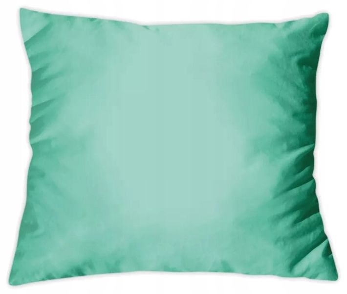 Poszewka satyna bawełniana 50x60 Bielbaw miętowa zdjęcie 2
