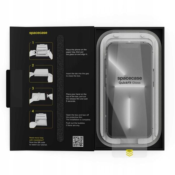 Spacecase Quickfit Glass Iphone 13/13 Pro/14/Se4 (2025) zdjęcie 2