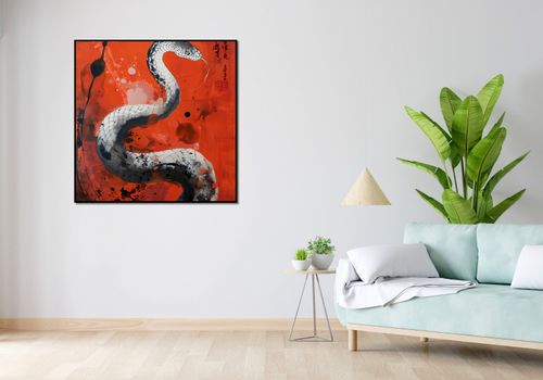 Plakat 100x100cm Smoczy Oddech Węża na Arena.pl