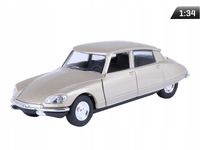 Model samochodu 1:34, 1973 CITROEN DS23, złoty
