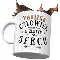Kubek Dla Pauliny Żony Koleżanki Na Prezent Z Nadrukiem Ze Zdjęciem
