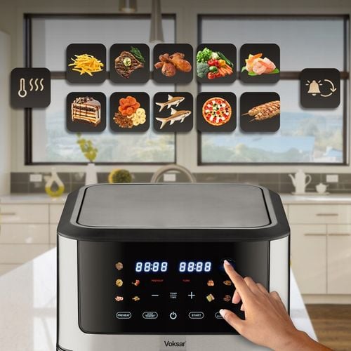 Frytkownica Beztłuszczowa AirFryer VOKSAR K11 XXL 8L 12w1 1800W + na Arena.pl