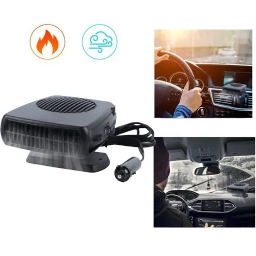 WENTYLATOR SAMOCHODOWY 12V PRZENOŚNY PODGRZEWACZ SAMOCHODOWY NA SZYBE 200W na Arena.pl