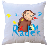 Poduszka Ciekawski George z imieniem