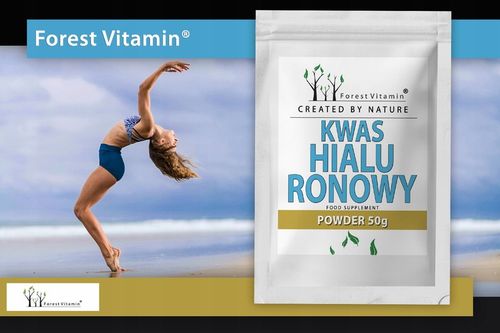 Kwas Hialuronowy W PROSZKU 50g ZDROWE STAWY SKÓRA KOŚCI ZMARSZCZKI na Arena.pl