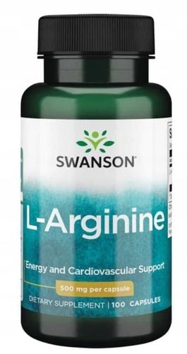 SWANSON L-ARGININE LIBIDO POTENCJA 500mg 100kap na Arena.pl