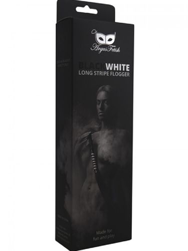 Bicz, pejcz Black white long stripe flogger na Arena.pl
