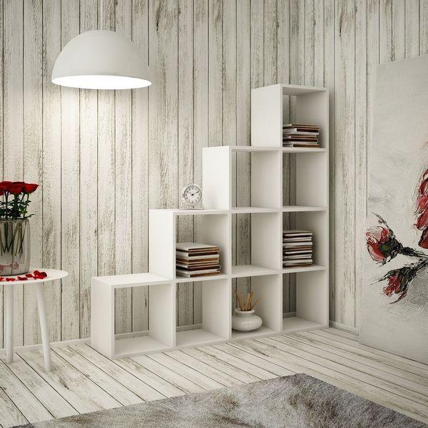 Regał Step 4X4 BIAŁY zdjęcie 3