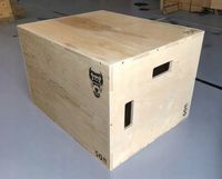 SKRZYNIA PLYOMETRYCZNA CROSSFIT XL 50x60x75 CM DO ĆWICZEŃ SKOCZNOŚCIOWYCH