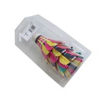 lotki bo badmintona 3szt. piórka | LO-104Z