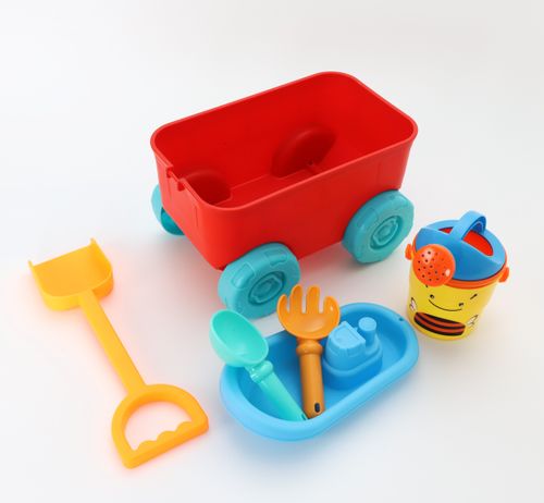 zabawki do piaskownicy Taczka Mini - czerwony na Arena.pl