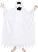 Kostium Ducha na Halloween dla Dzieci Biały Rozmiar M 115-130 cm