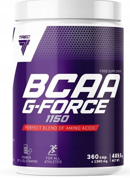 SILNE AMINOKWASY!! BCAA G-FORCE 360 kaps. Trec!! zdjęcie 2