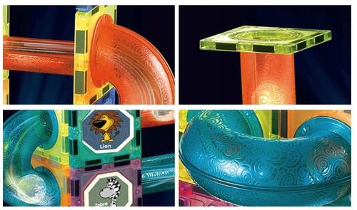 KLOCKI MAGNETYCZNE 3D TOR KULKOWY ŚWIECĄCY ZESTAW na Arena.pl