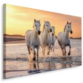 Obraz Ścienny Do Sypialni Salonu Konie W Galopie 120cm x 80cm