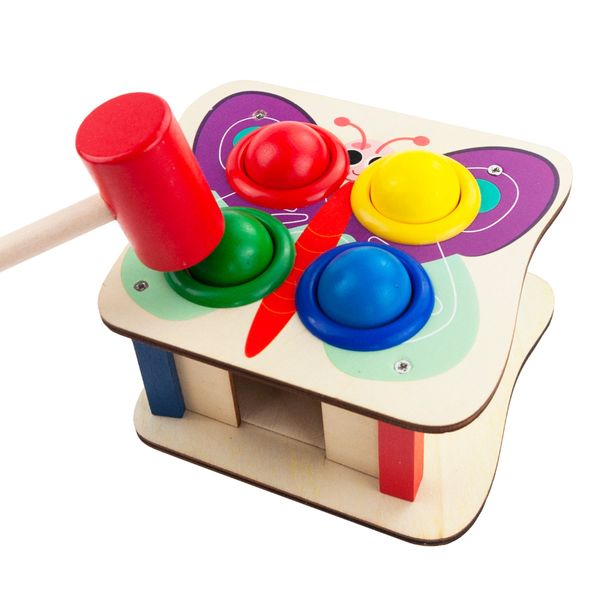 GRA WBIJANKA PRZEBIJANKA WBIJAK DREWNIANY + MŁOTEK zdjęcie 14