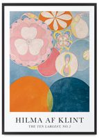 Plakat Hilma af Klint The ten largest no. 2 50x70 cm w czarnej ramie