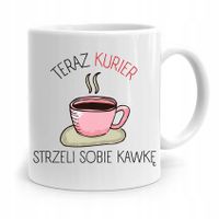 Kubek Prezent Dla Kuriera Kurier Strzeli Kawkę Z Nadrukiem Ze Zdjęciem