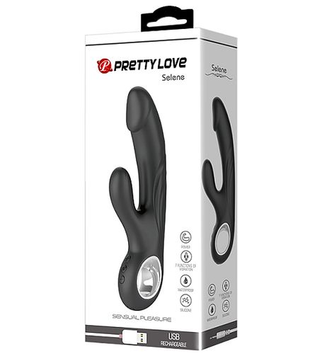 Silikonowy wibrator ze stymulatorem łechtaczki na Arena.pl