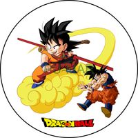 Opłatek na tort DRAGON BALL Postać Bajka Tekst Gratis
