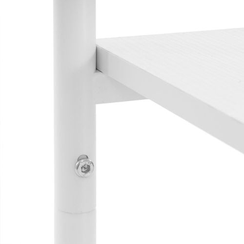 Szafka nocna, stolik z półkami do sypialni 35x31x59 cm nakastnik, biały na Arena.pl