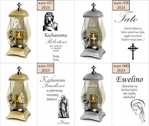 ZNICZ z różą GRAWER KAPLICZKA personalizowany napis dedykacja DLA BRATA na Arena.pl