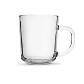 KUBEK SZKLANKA Z UCHEM SZKLANY DO KAWY HERBATY TADAR 250 ML