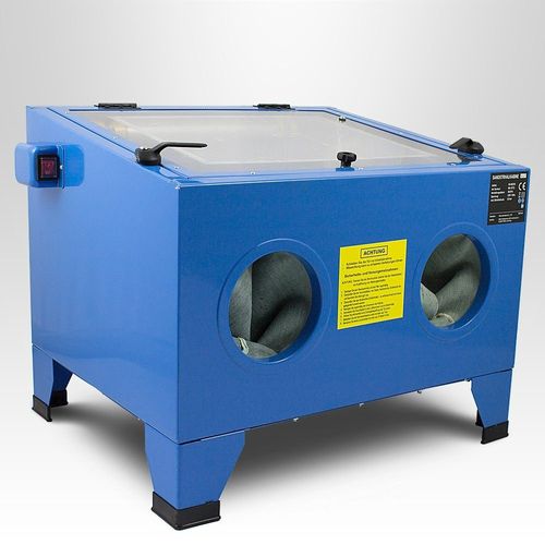 Piaskarka kabinowa 90L + PISTOLET + DYSZE + FOLIA na Arena.pl